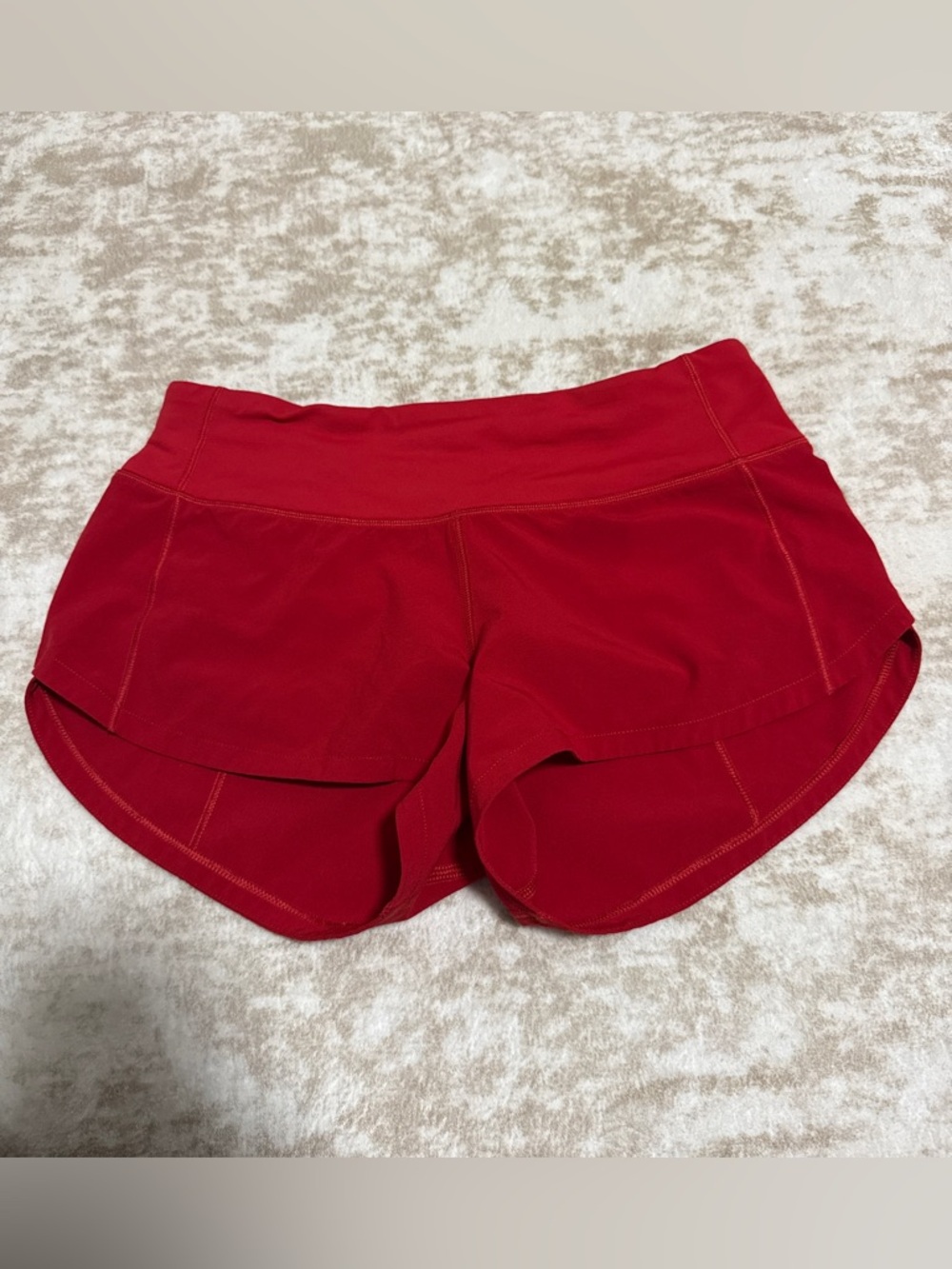 Lululemon Speed Up Shorts 2.5” Low Rise Red Size 0